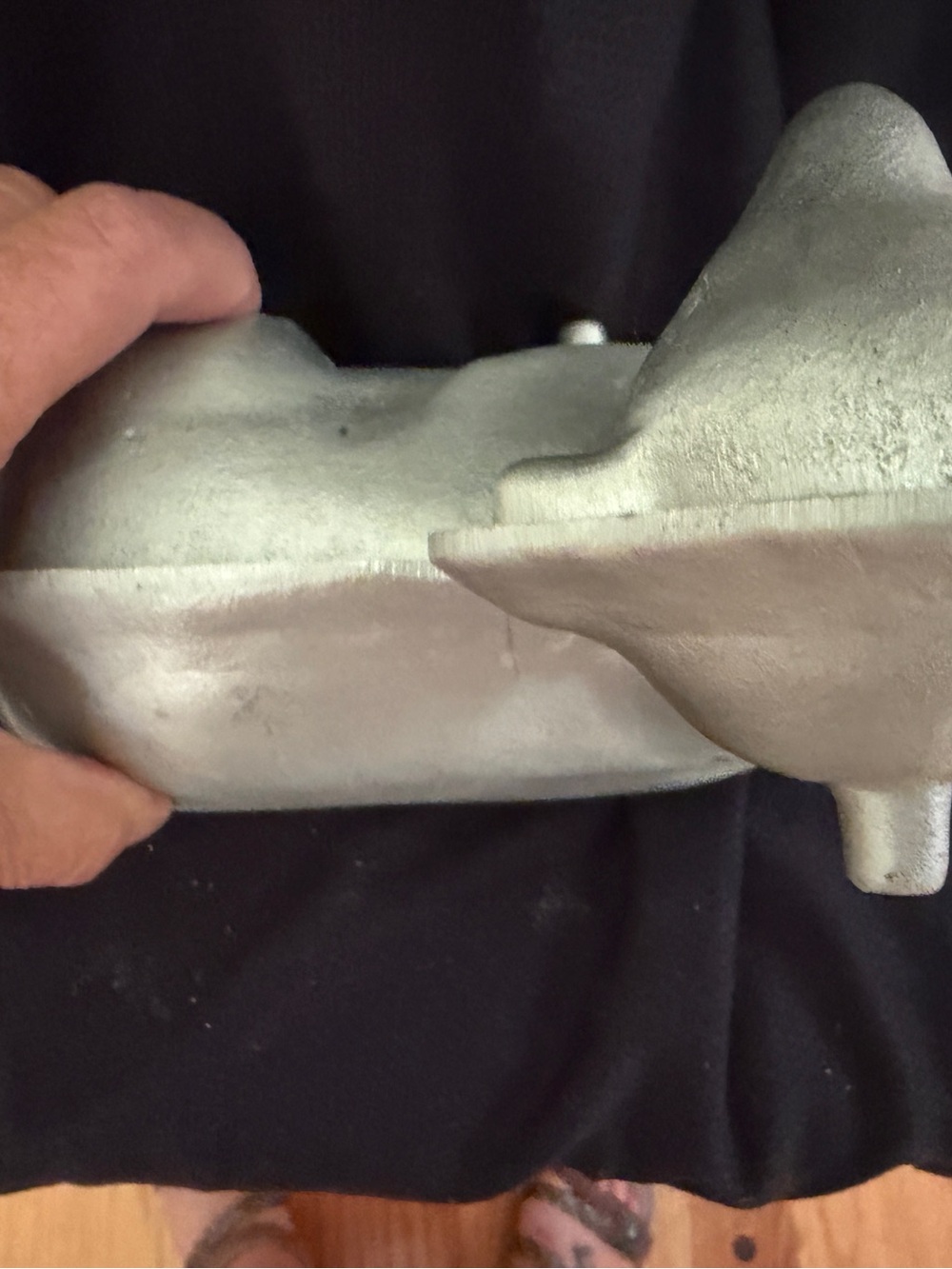 VINTAGE ANTIQUE Cast Aluminum lamb Easter Mold Chocolate Candy Collectable - Picture 8 of 9